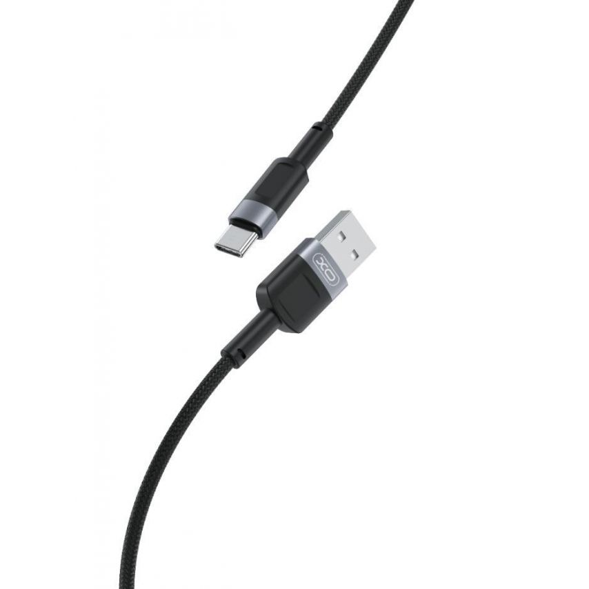 Кабель USB XO NB198 Type-C Quick Charge 2.4A black
