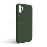Чехол Full Silicone Case для Apple iPhone 11 atrovirens green (54) закрытая камера (без логотипа) - купить за 136.00 грн в Киеве, Украине