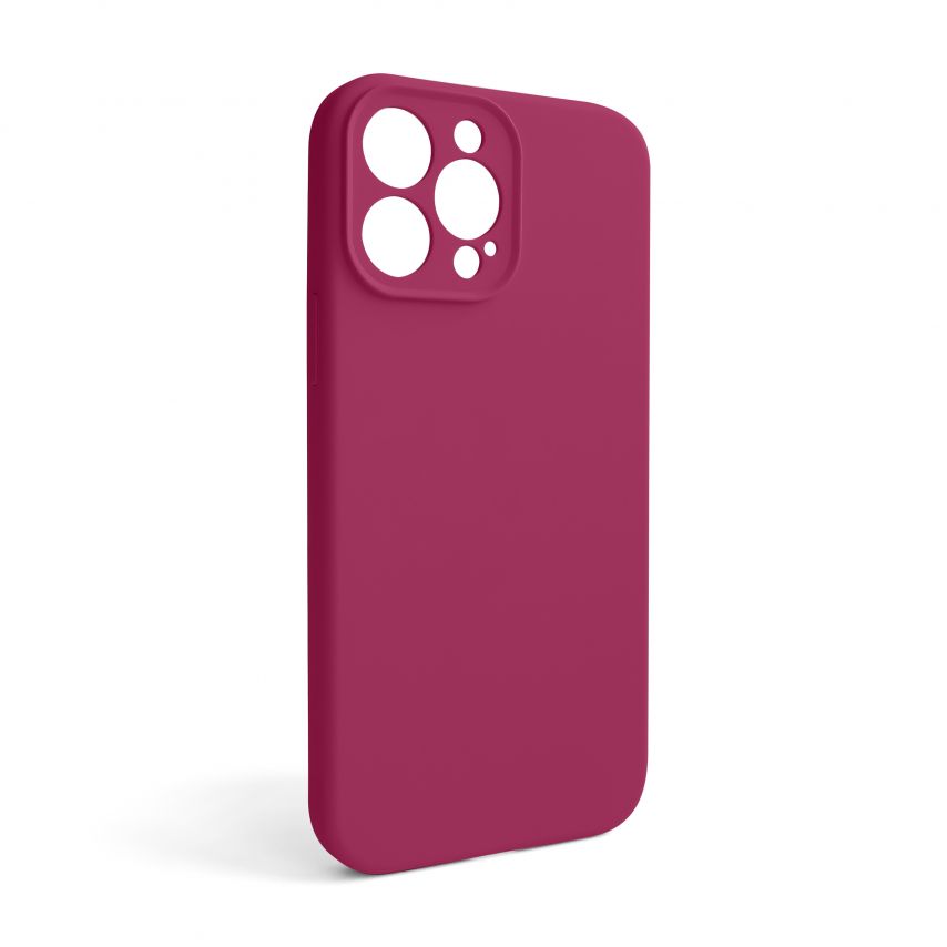 Чохол Full Silicone Case для Apple iPhone 13 Pro Max pomegranate (59) закрита камера (без логотипу)