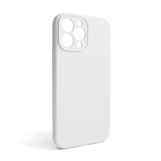 Чехол Full Silicone Case для Apple iPhone 13 Pro Max white (09) закрытая камера (без логотипа) - купить за 150.62 грн в Киеве, Украине