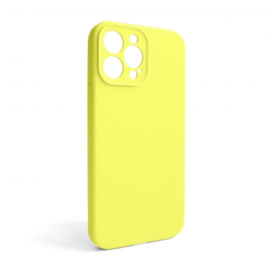 Чехол Full Silicone Case для Apple iPhone 13 Pro Max flash lime (41) закрытая камера (без логотипа) - купить за 150.62 грн в Киеве, Украине