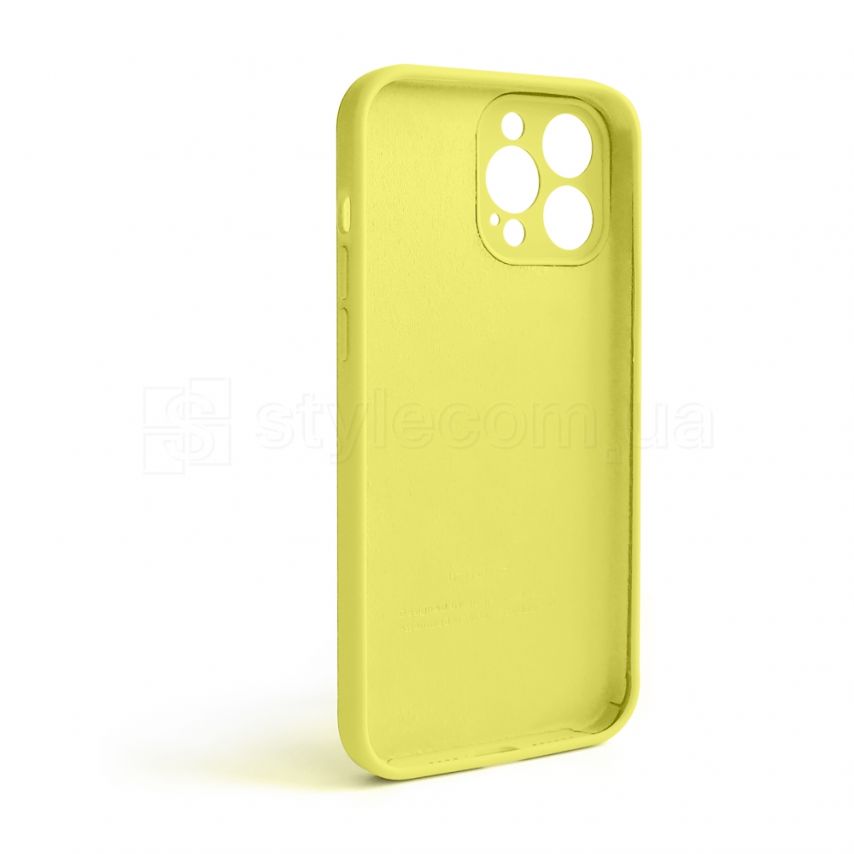 Чехол Full Silicone Case для Apple iPhone 13 Pro Max flash lime (41) закрытая камера (без логотипа)
