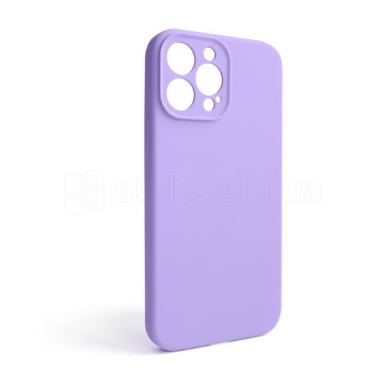 Чохол Full Silicone Case для Apple iPhone 13 Pro Max lilac (39) закрита камера (без логотипу)