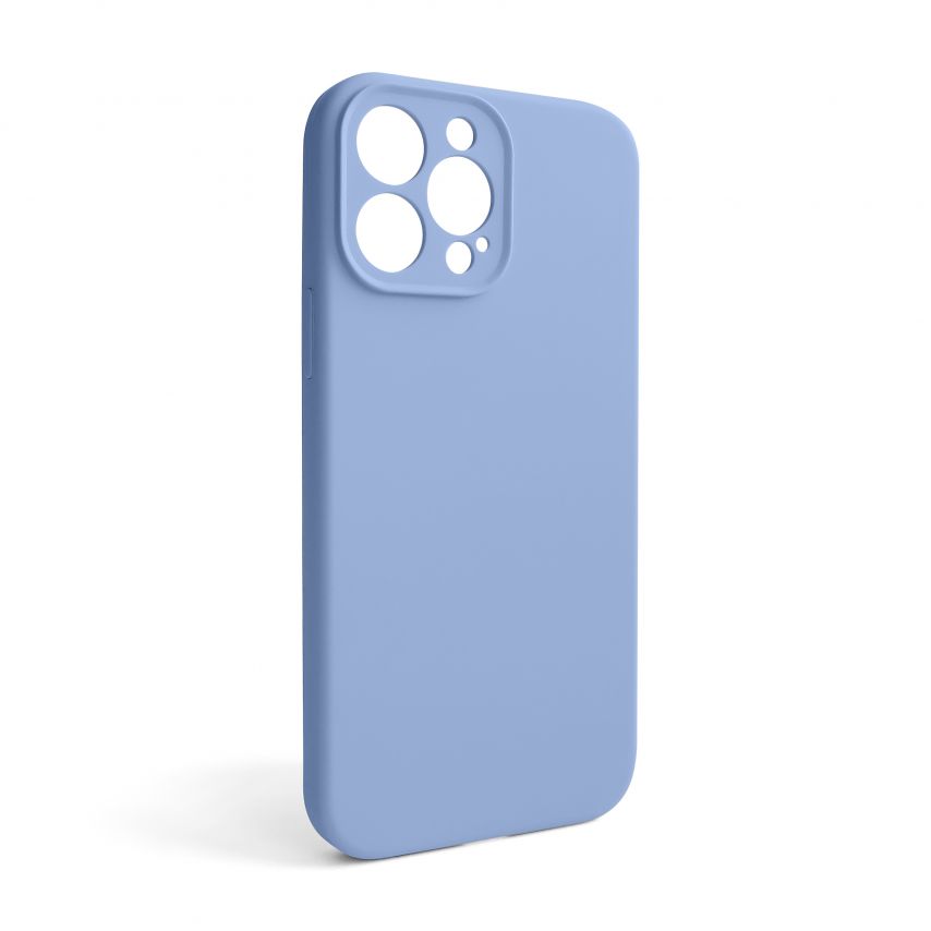 Чохол Full Silicone Case для Apple iPhone 13 Pro Max light blue (05) закрита камера (без логотипу)