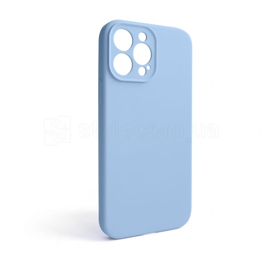 Чохол Full Silicone Case для Apple iPhone 13 Pro Max light blue (05) закрита камера (без логотипу)