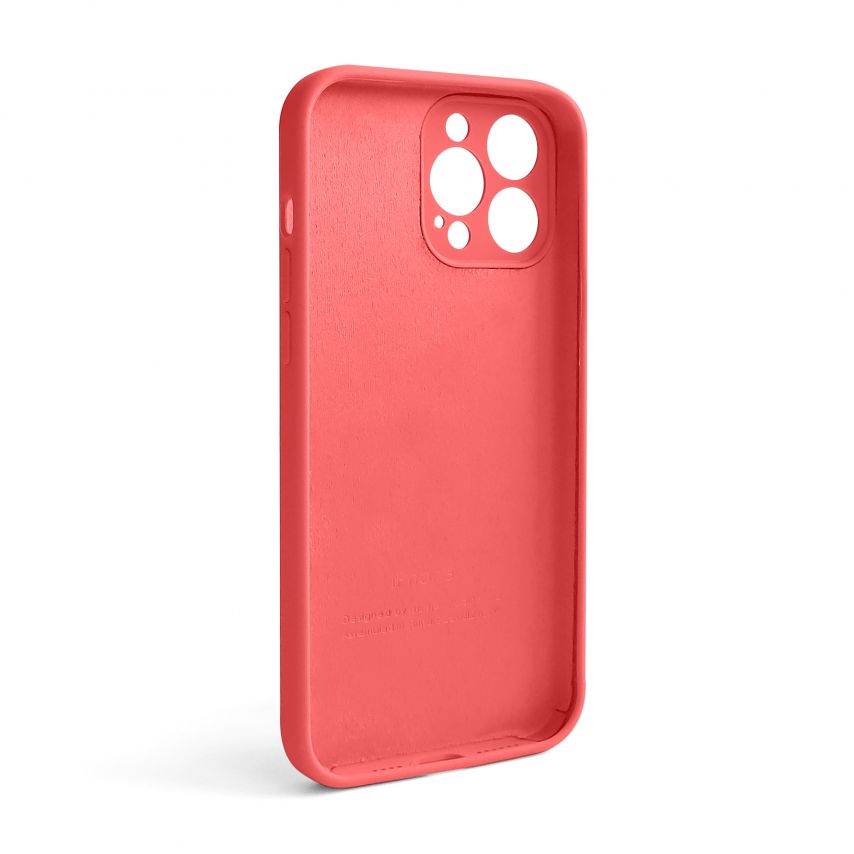 Чохол Full Silicone Case для Apple iPhone 13 Pro Max peach (30) закрита камера (без логотипу)