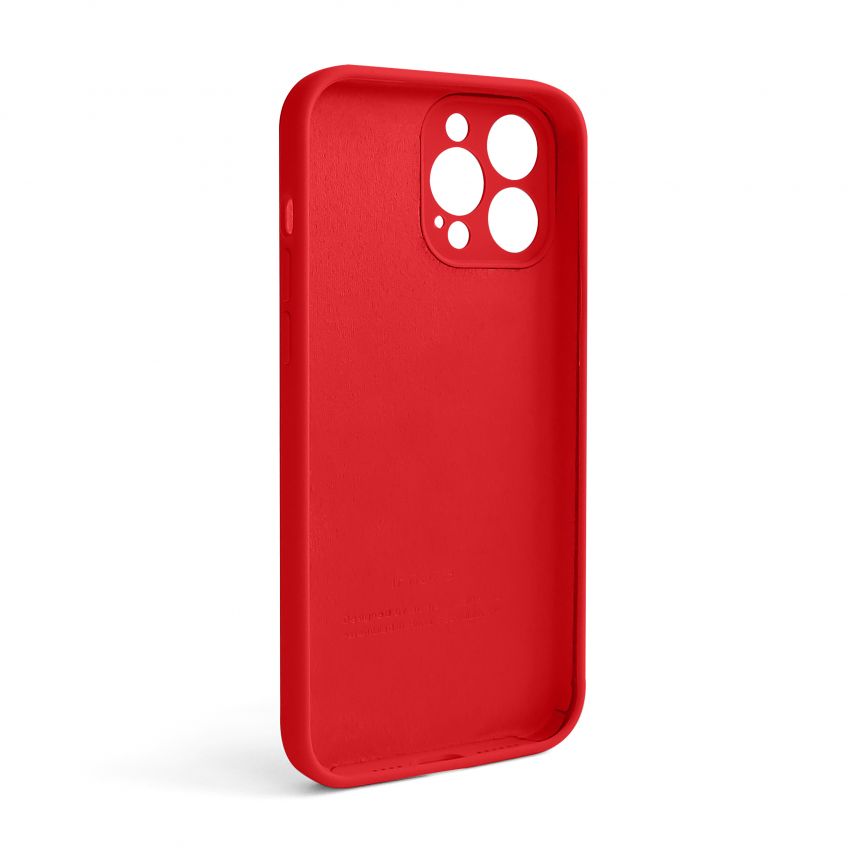 Чохол Full Silicone Case для Apple iPhone 13 Pro Max red (14) закрита камера (без логотипу)