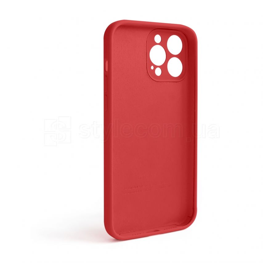 Чехол Full Silicone Case для Apple iPhone 13 Pro Max red (14) закрытая камера (без логотипа)