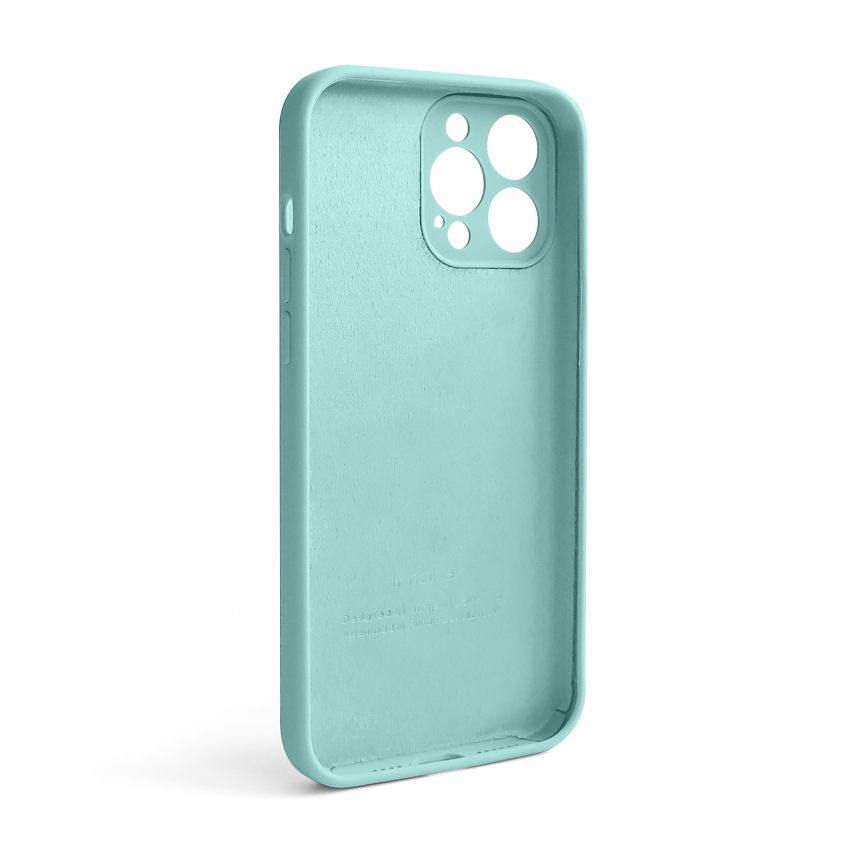 Чехол Full Silicone Case для Apple iPhone 13 Pro Max sea blue (21) закрытая камера (без логотипа)