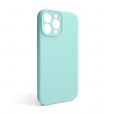 Чехол Full Silicone Case для Apple iPhone 13 Pro Max sea blue (21) закрытая камера (без логотипа)