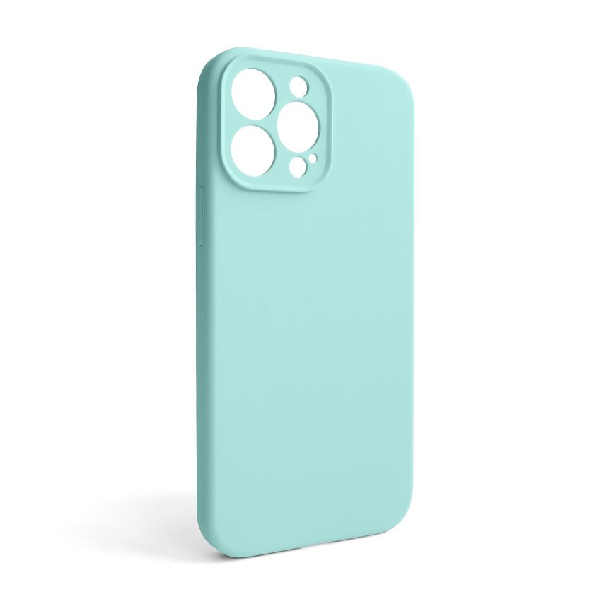 Чехол Full Silicone Case для Apple iPhone 13 Pro Max sea blue (21) закрытая камера (без логотипа)