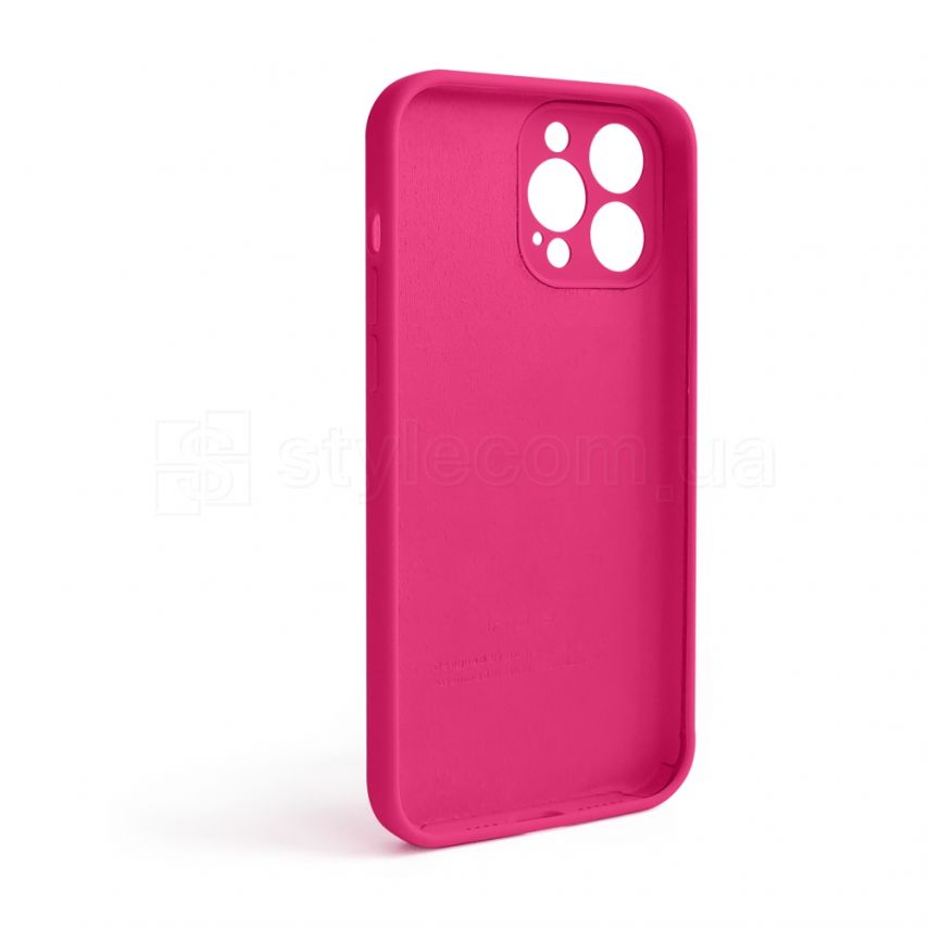 Чохол Full Silicone Case для Apple iPhone 13 Pro Max shiny pink (38) закрита камера (без логотипу)