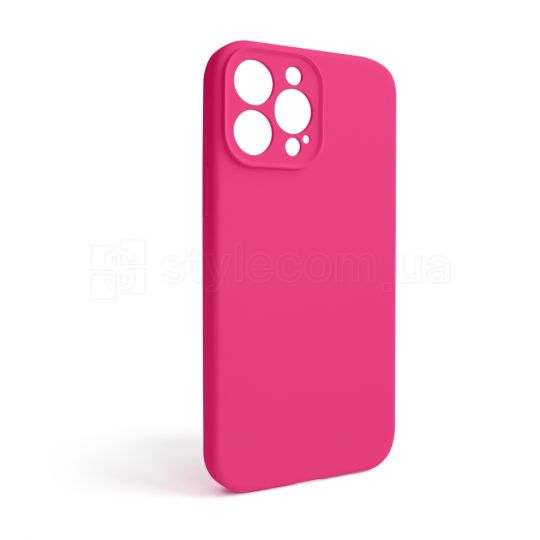 Чехол Full Silicone Case для Apple iPhone 13 Pro Max shiny pink (38) закрытая камера (без логотипа)