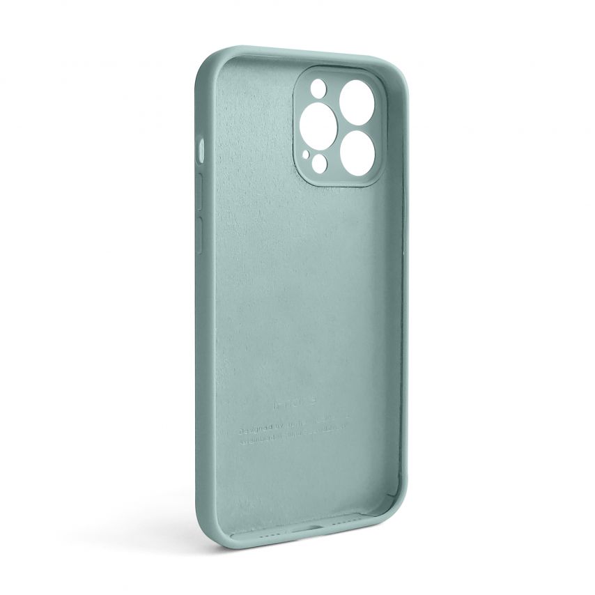 Чохол Full Silicone Case для Apple iPhone 13 Pro Max turqouise (17) закрита камера (без логотипу)