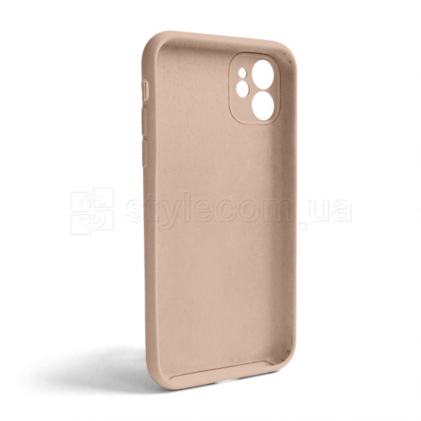 Чехол Full Silicone Case для Apple iPhone 11 nude (19) закрытая камера (без логотипа)