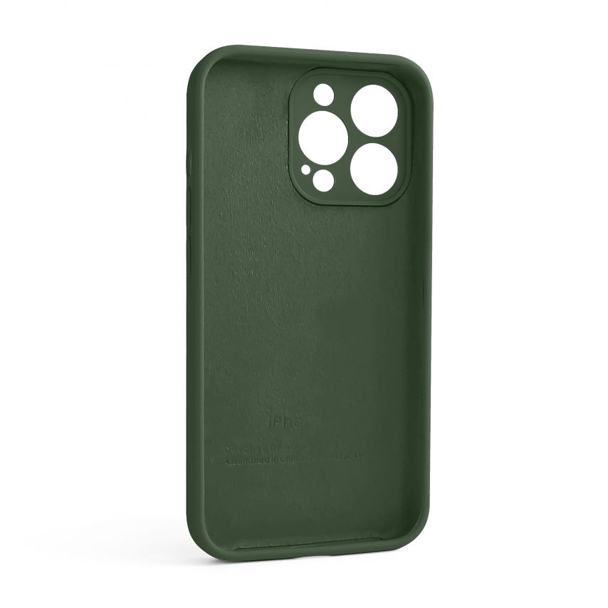 Чохол Full Silicone Case для Apple iPhone 13 Pro atrovirens green (54) закрита камера (без логотипу)