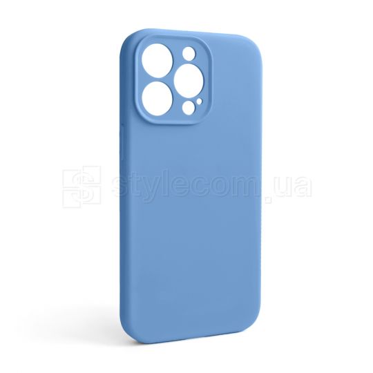 Чохол Full Silicone Case для Apple iPhone 13 Pro cornflower (53) закрита камера (без логотипу)