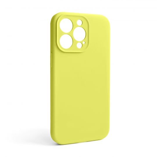 Чохол Full Silicone Case для Apple iPhone 13 Pro flash lime (41) закрита камера (без логотипу) - купити за 150.62 грн у Києві, Україні