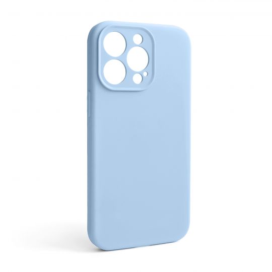 Чехол Full Silicone Case для Apple iPhone 13 Pro light blue (05) закрытая камера (без логотипа) - купить за 150.62 грн в Киеве, Украине
