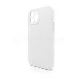 Чохол Full Silicone Case для Apple iPhone 12 Pro Max white (09) закрита камера (без логотипу)