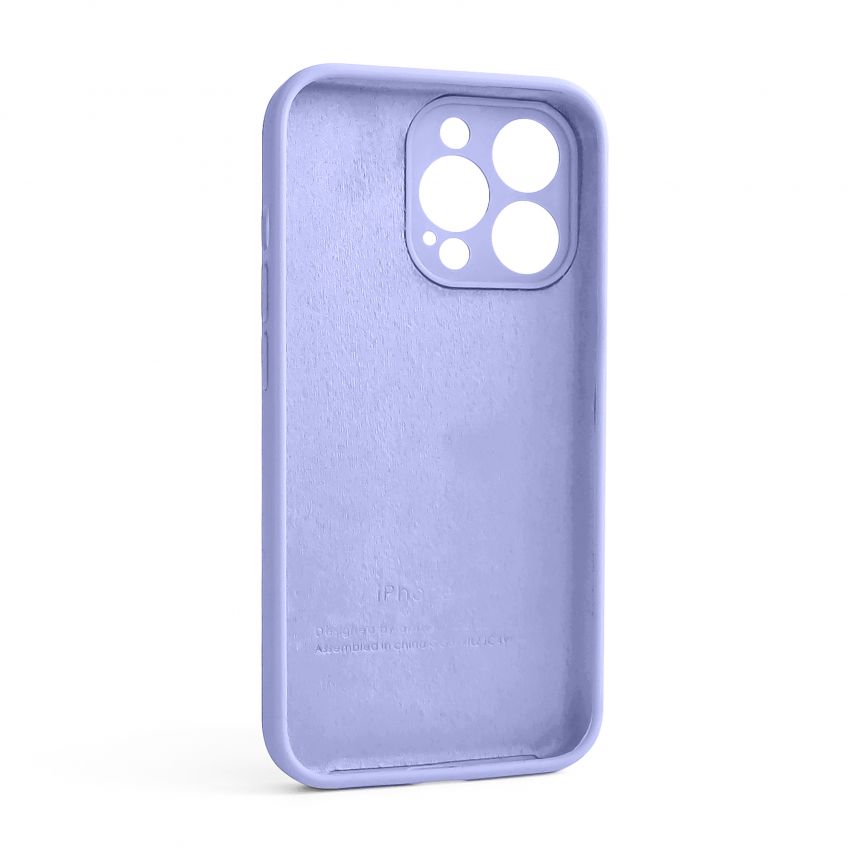 Чехол Full Silicone Case для Apple iPhone 13 Pro lilac (39) закрытая камера (без логотипа)