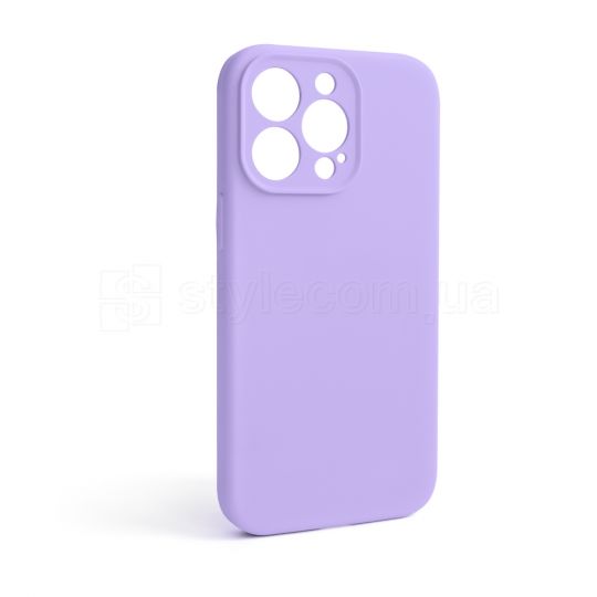 Чохол Full Silicone Case для Apple iPhone 13 Pro lilac (39) закрита камера (без логотипу)