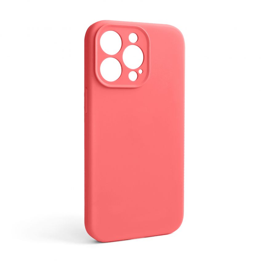 Чохол Full Silicone Case для Apple iPhone 13 Pro peach (30) закрита камера (без логотипу)