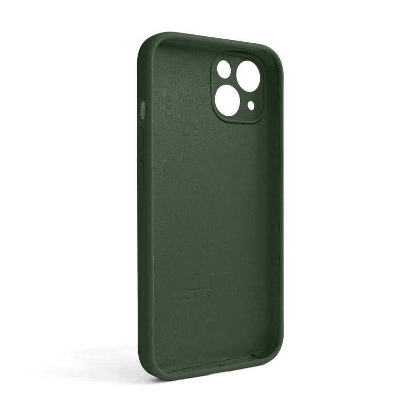 Чохол Full Silicone Case для Apple iPhone 13 atrovirens green (54) закрита камера (без логотипу)