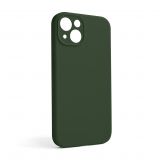 Чохол Full Silicone Case для Apple iPhone 13 atrovirens green (54) закрита камера (без логотипу)