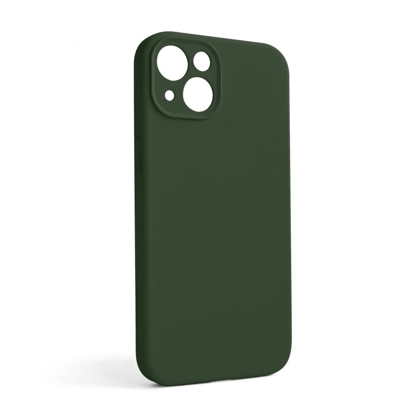 Чохол Full Silicone Case для Apple iPhone 13 atrovirens green (54) закрита камера (без логотипу)