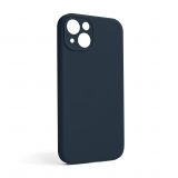 Чехол Full Silicone Case для Apple iPhone 13 cosmos blue (46) закрытая камера (без логотипа)