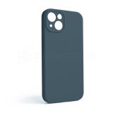 Чехол Full Silicone Case для Apple iPhone 13 cosmos blue (46) закрытая камера (без логотипа)