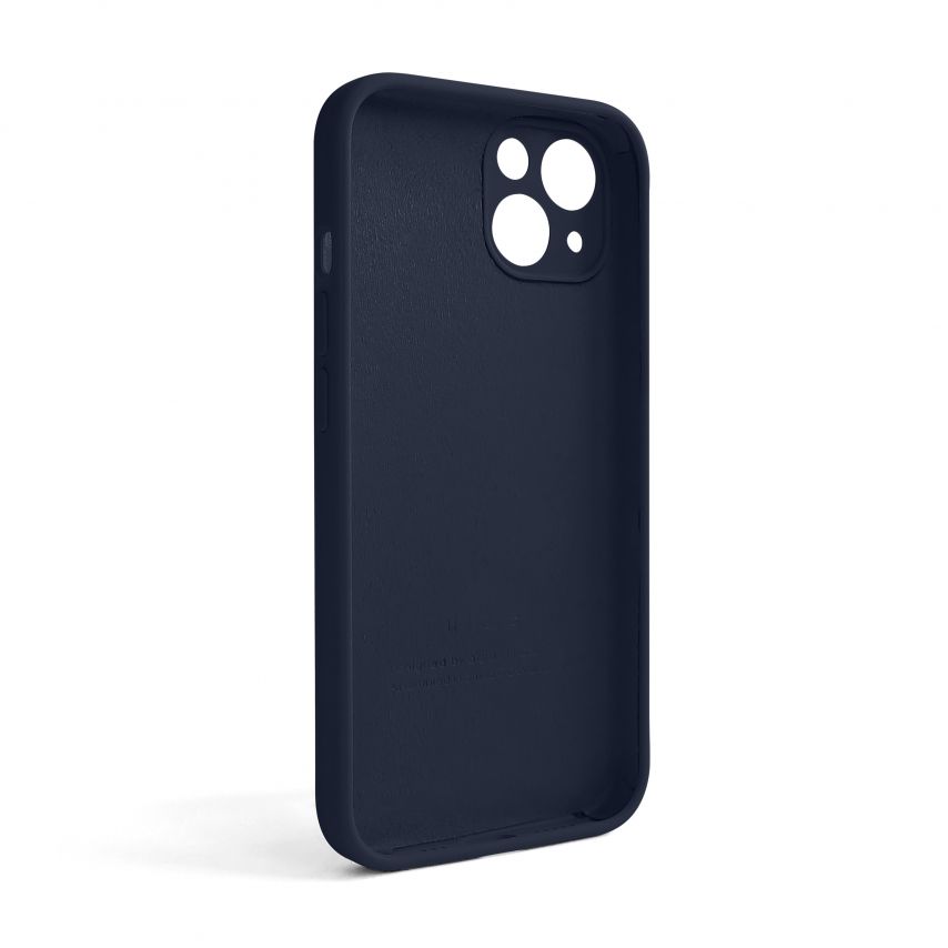 Чохол Full Silicone Case для Apple iPhone 13 dark blue (08) закрита камера (без логотипу)