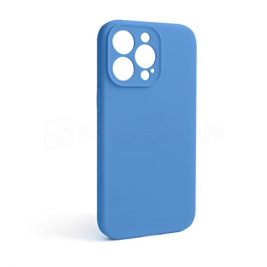 Чехол Full Silicone Case для Apple iPhone 13 Pro royal blue (03) закрытая камера (без логотипа)