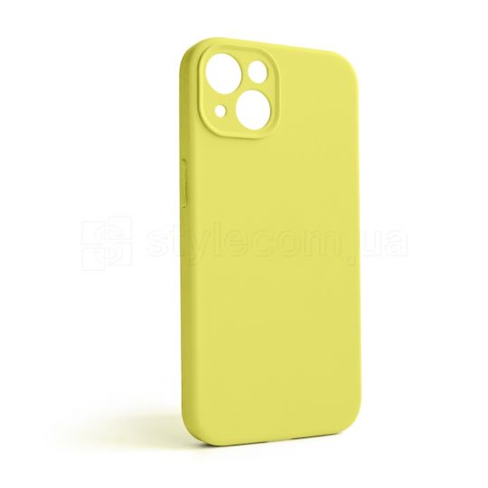 Чохол Full Silicone Case для Apple iPhone 13 flash lime (41) закрита камера (без логотипу)