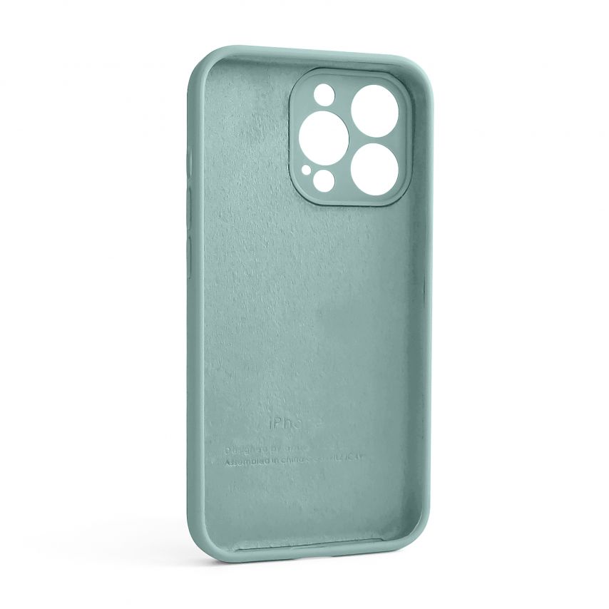 Чохол Full Silicone Case для Apple iPhone 13 Pro turquoise (17) закрита камера (без логотипу)
