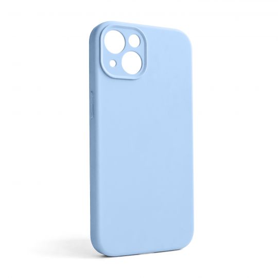 Чехол Full Silicone Case для Apple iPhone 13 light blue (05) закрытая камера (без логотипа) - купить за 150.62 грн в Киеве, Украине