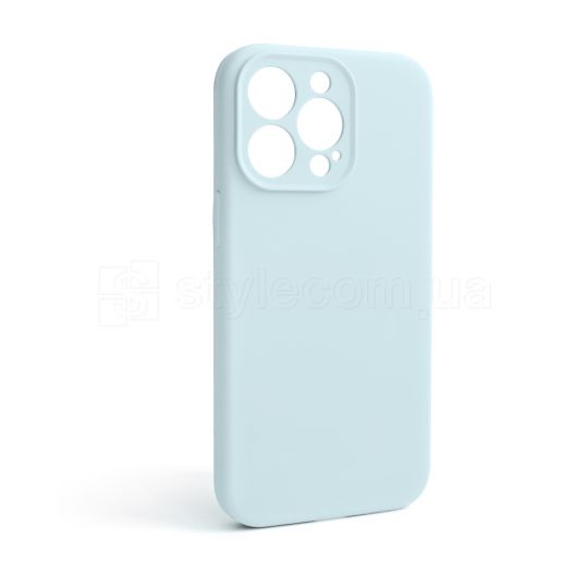 Чохол Full Silicone Case для Apple iPhone 13 Pro sky blue (58) закрита камера (без логотипу)