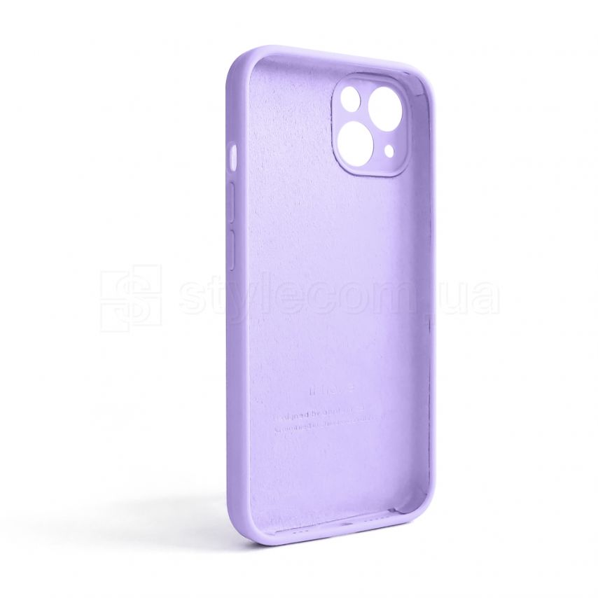 Чохол Full Silicone Case для Apple iPhone 13 lilac (39) закрита камера (без логотипу)