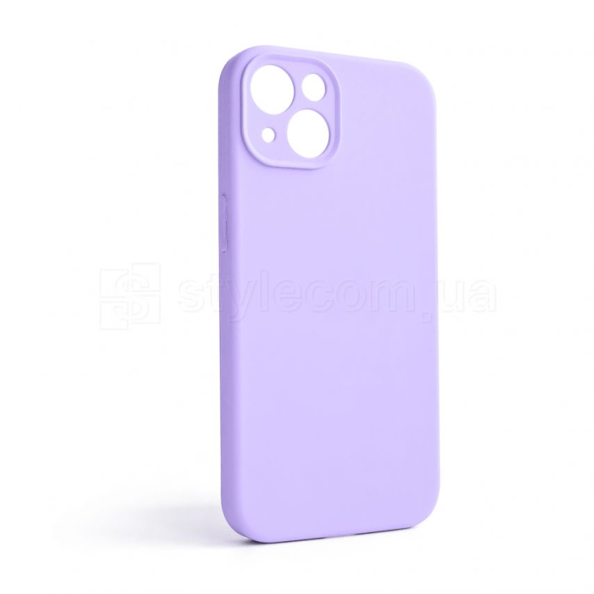 Чохол Full Silicone Case для Apple iPhone 13 lilac (39) закрита камера (без логотипу)