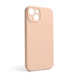 Чохол Full Silicone Case для Apple iPhone 13 nude (19) закрита камера (без логотипу)