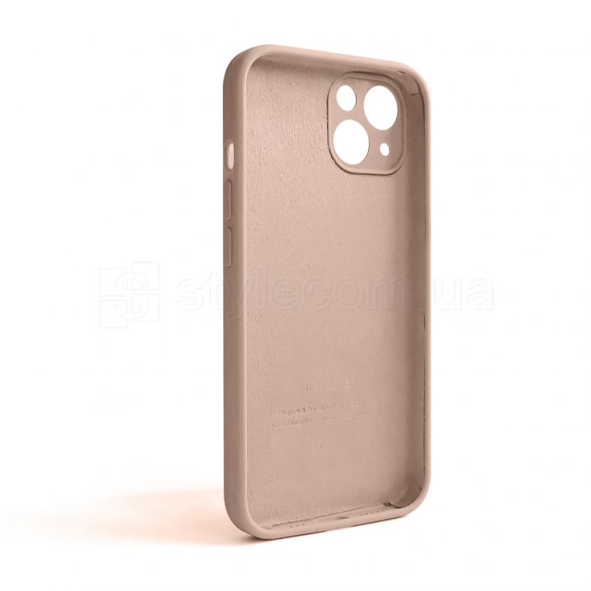 Чехол Full Silicone Case для Apple iPhone 13 nude (19) закрытая камера (без логотипа)