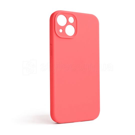 Чохол Full Silicone Case для Apple iPhone 13 peach (30) закрита камера (без логотипу)