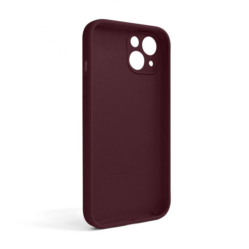 Чехол Full Silicone Case для Apple iPhone 13 plum (57) закрытая камера (без логотипа)
