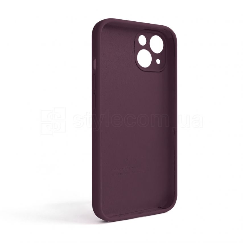 Чохол Full Silicone Case для Apple iPhone 13 plum (57) закрита камера (без логотипу)