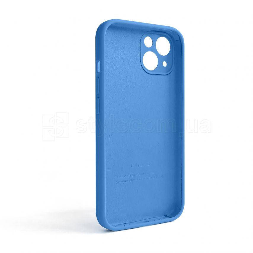 Чохол Full Silicone Case для Apple iPhone 13 royal blue (3) закрита камера (без логотипу)