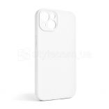 Чехол Full Silicone Case для Apple iPhone 13 white (09) закрытая камера (без логотипа) - купить за 135.32 грн в Киеве, Украине