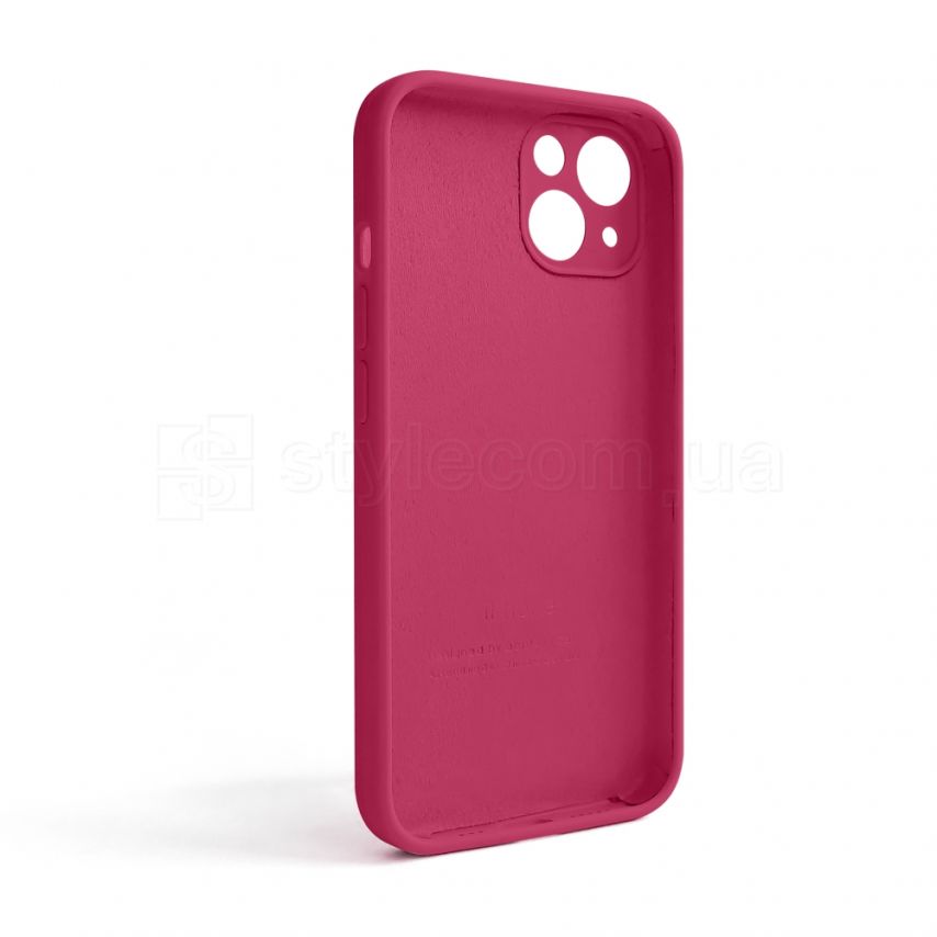 Чехол Full Silicone Case для Apple iPhone 13 pomegranate (59) закрытая камера (без логотипа)