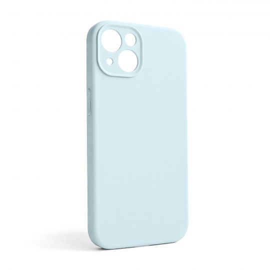 Чехол Full Silicone Case для Apple iPhone 13 sky blue (58) закрытая камера (без логотипа) - купить за 150.62 грн в Киеве, Украине