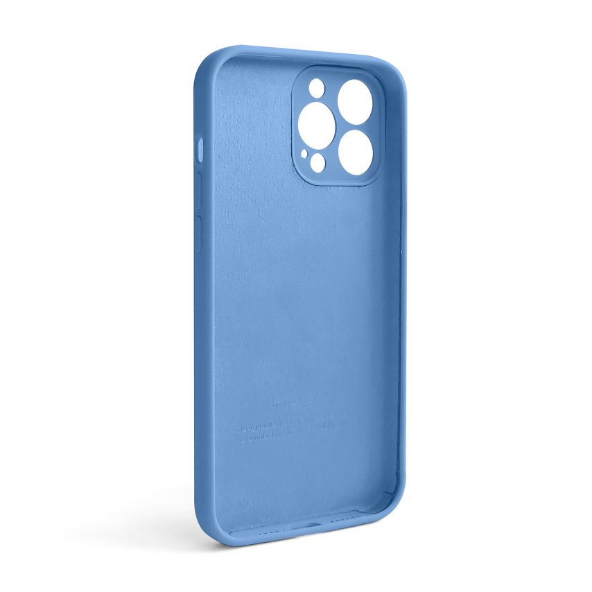 Чехол Full Silicone Case для Apple iPhone 13 Pro Max cornflower (53) закрытая камера (без логотипа)